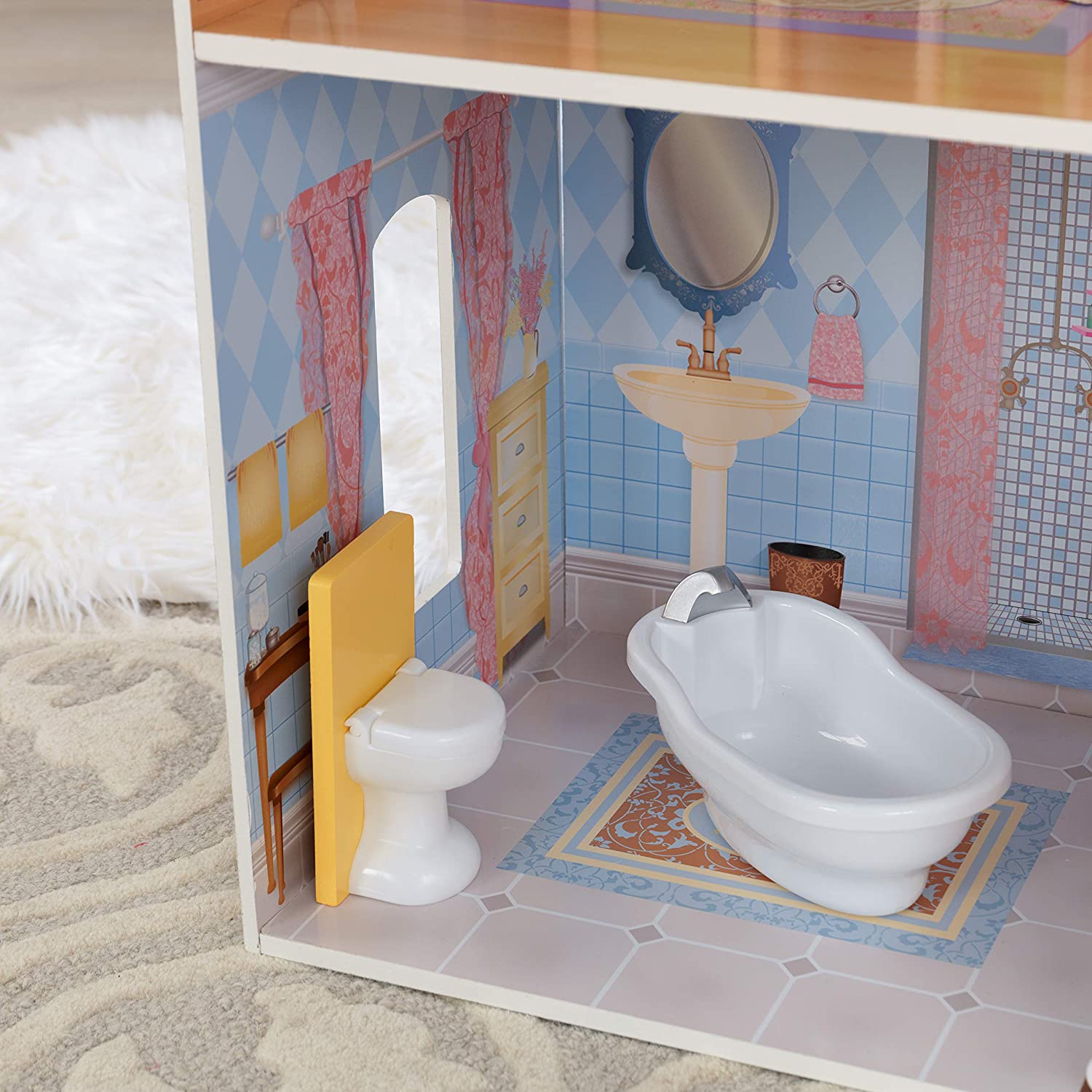 Dollhouse With Furniture For Kids (Model 1