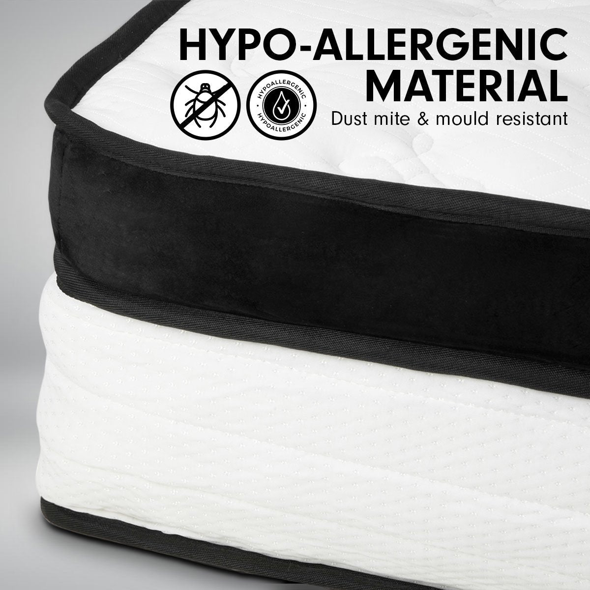 bedding Double Mattress with Euro Top Layer - 32cm
