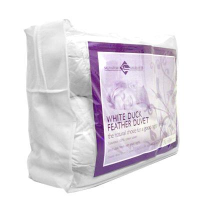 Bedding Double Quilt - 100% White Duck Feather