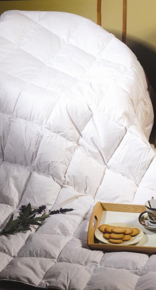 Bedding Double Quilt - 100% White Goose Feather