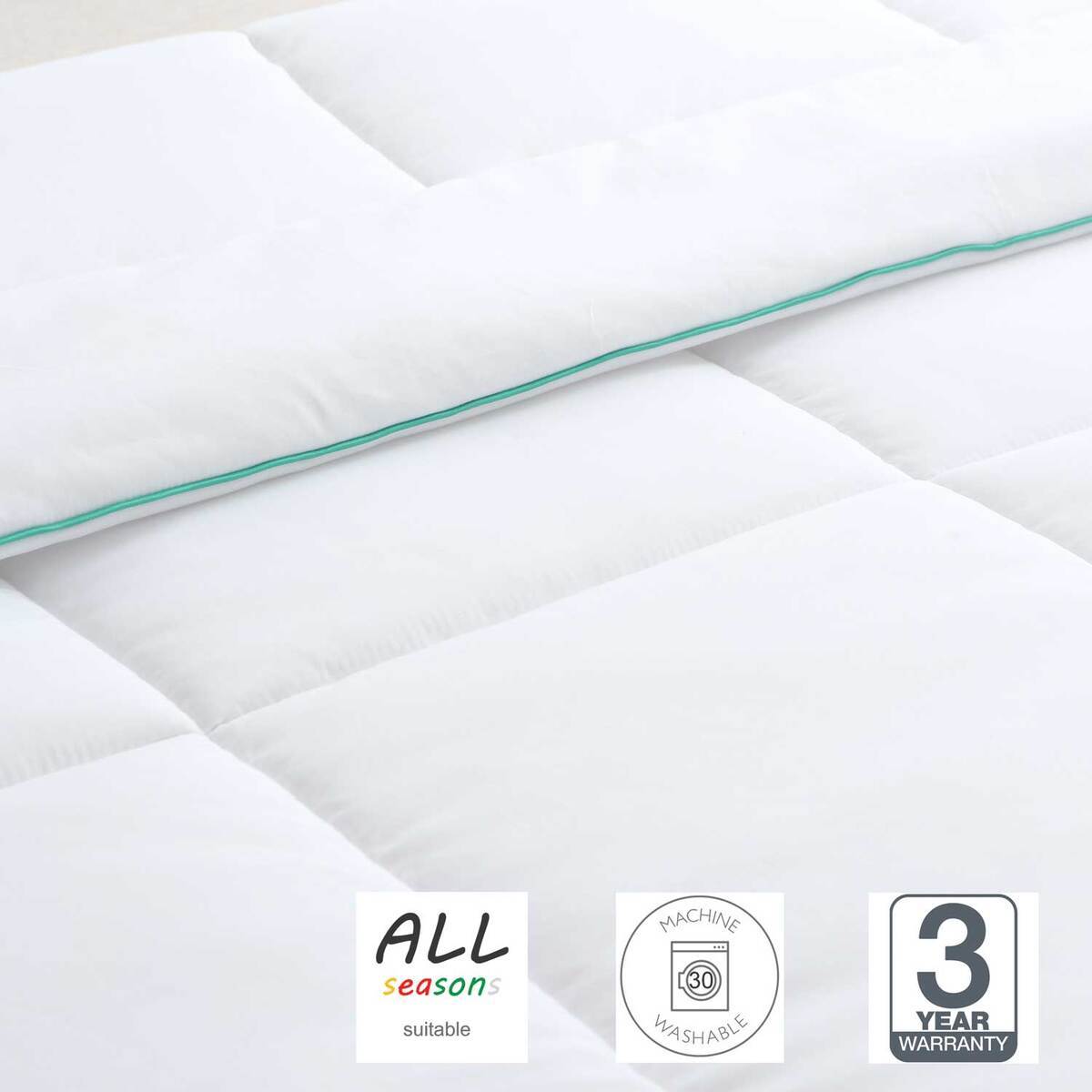 Bedding Double Size Soft Quilt-white