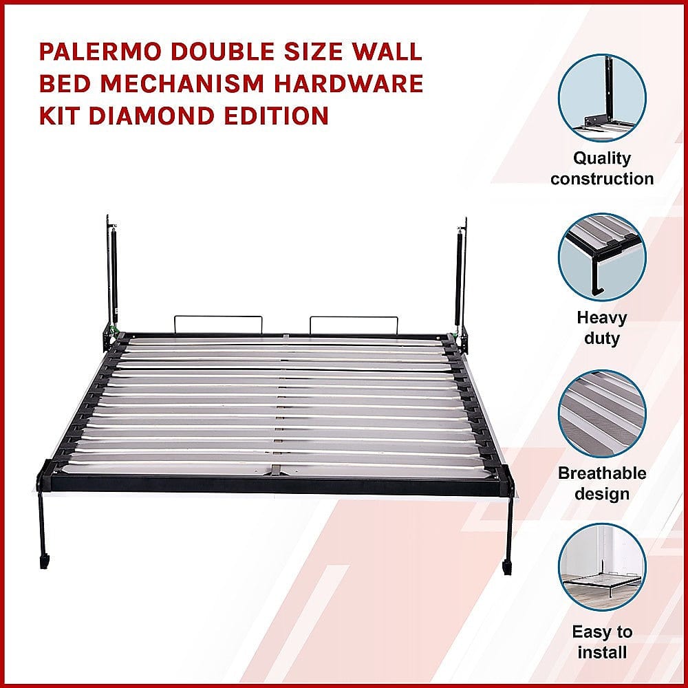Double Size Wall Bed Mechanism Hardware Kit