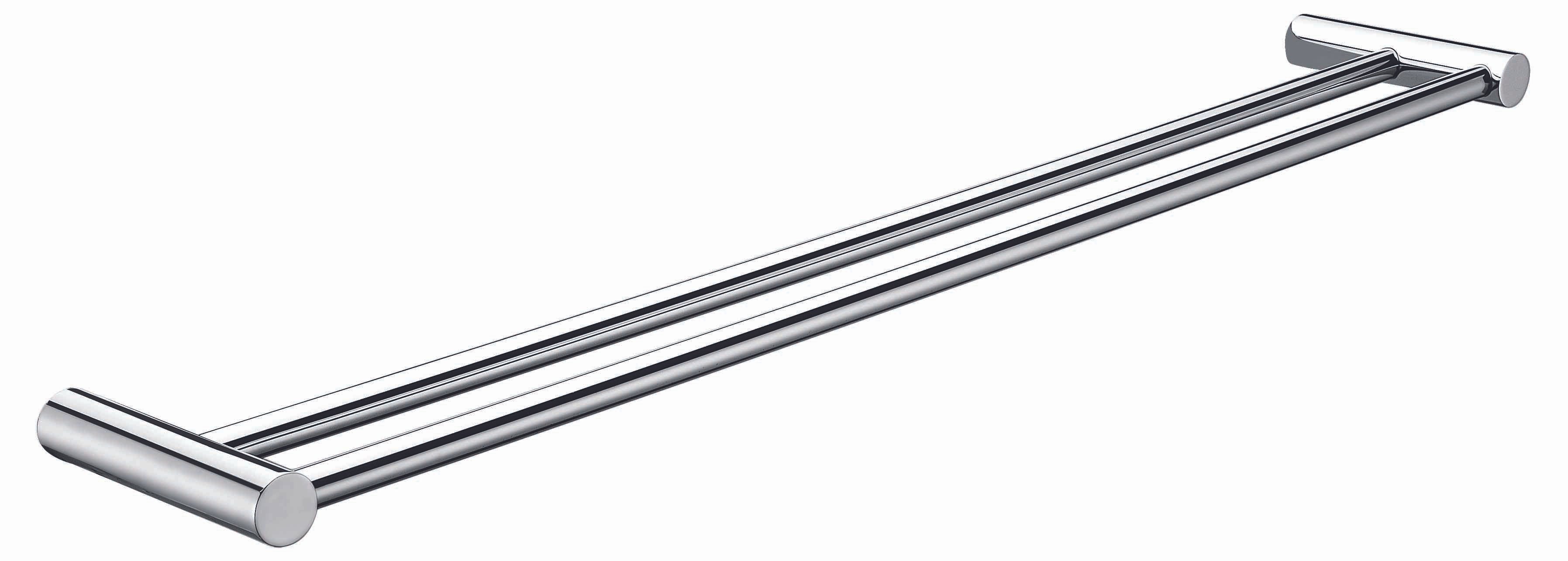 Bathroom Accessories Double Towel Rail Grade 304 Stainless Steel 635mm