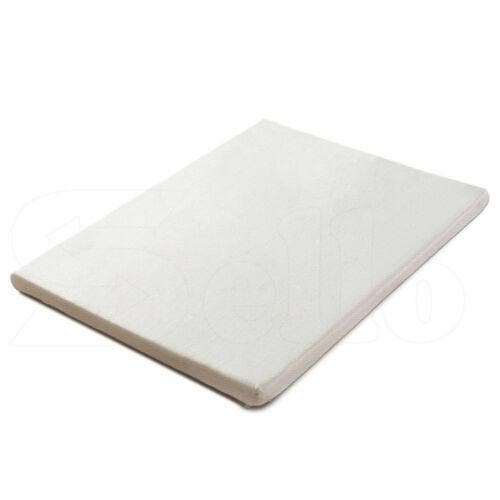 bedding Dreamz 7Cm Memory Foam Bed Mattress Topper Polyester Underlay Cover Single