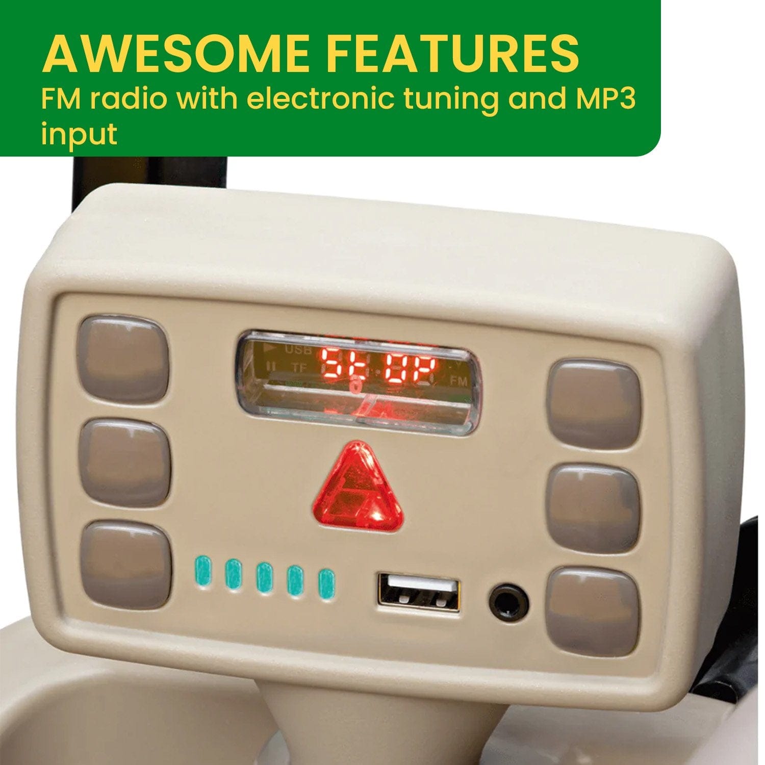 Dual Force Tractor Battery Operated 2-Seater Ride On