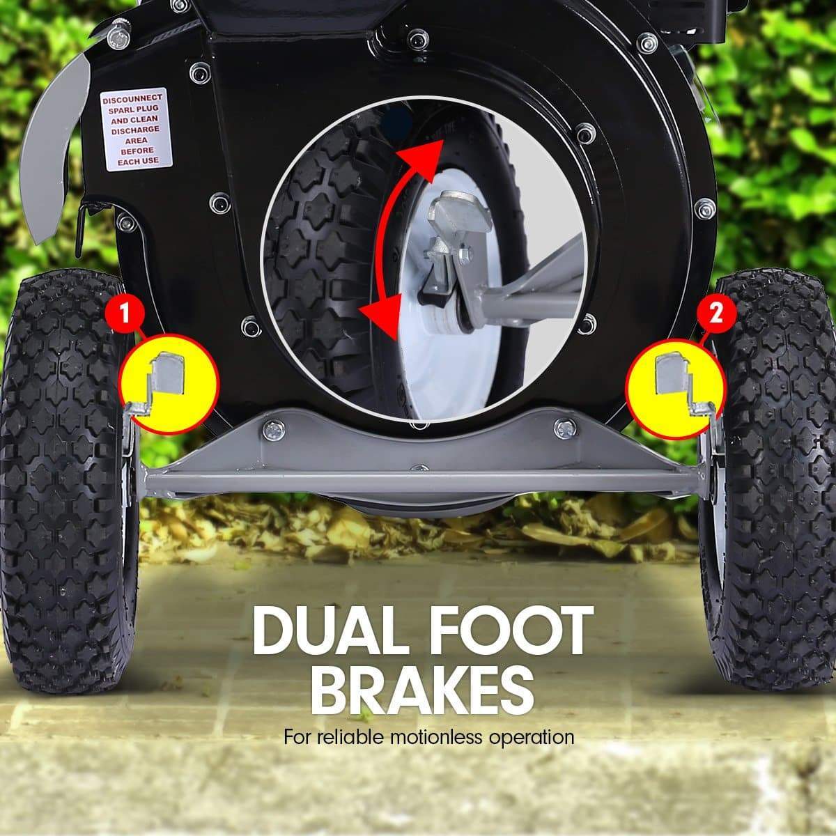 Ducar 8HP Wood Chipper Shredder Mulcher Petrol Silver Black