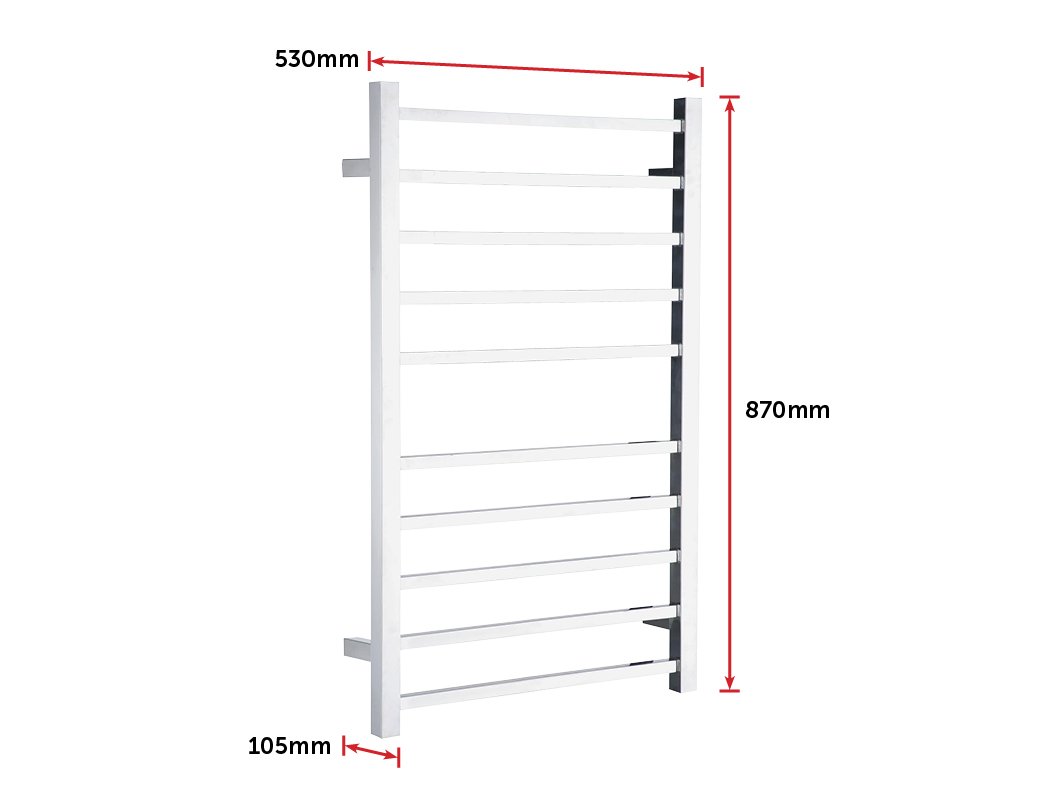Bathroom Accessories Electric Heated Bathroom Towel Rack / Rails -100w