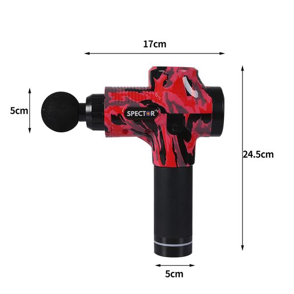 Fatherday-heath and beauty Electric Massager Gun-Red