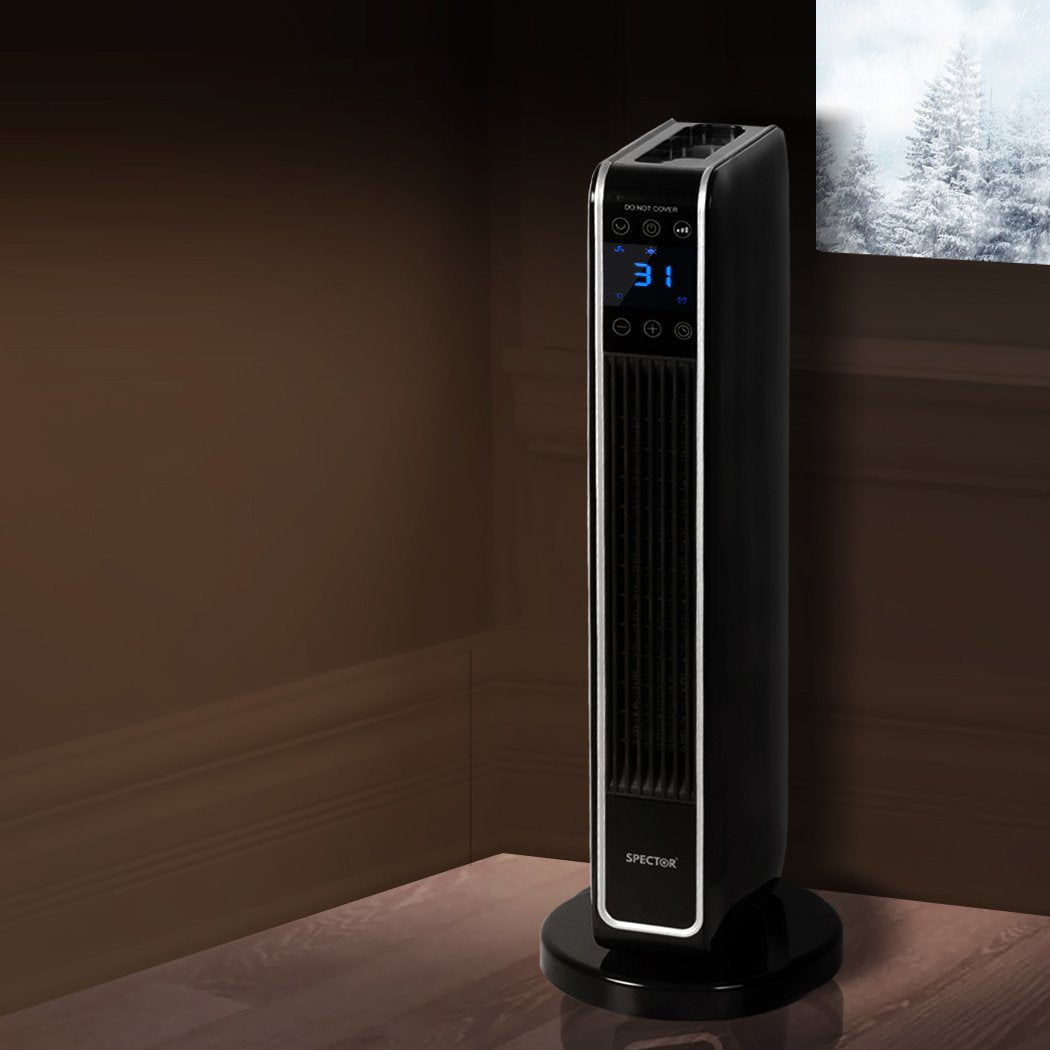 Space Heater Electric Portable Tower Heater Fan