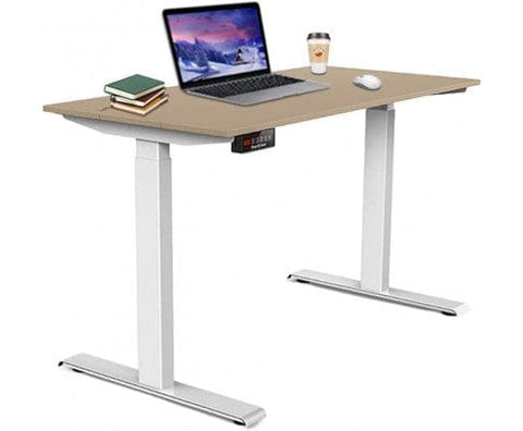 Electric Standing Desk, 100Kg Motorised Height Adjustable Computer Desk, Sit Stand Desk, Home Office (120 X 60 Cm / 47.2 X 23.6 Inch)