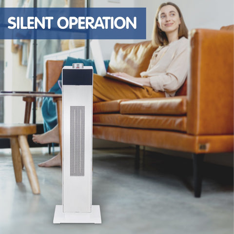 homewares Electric tower heater 2000w white