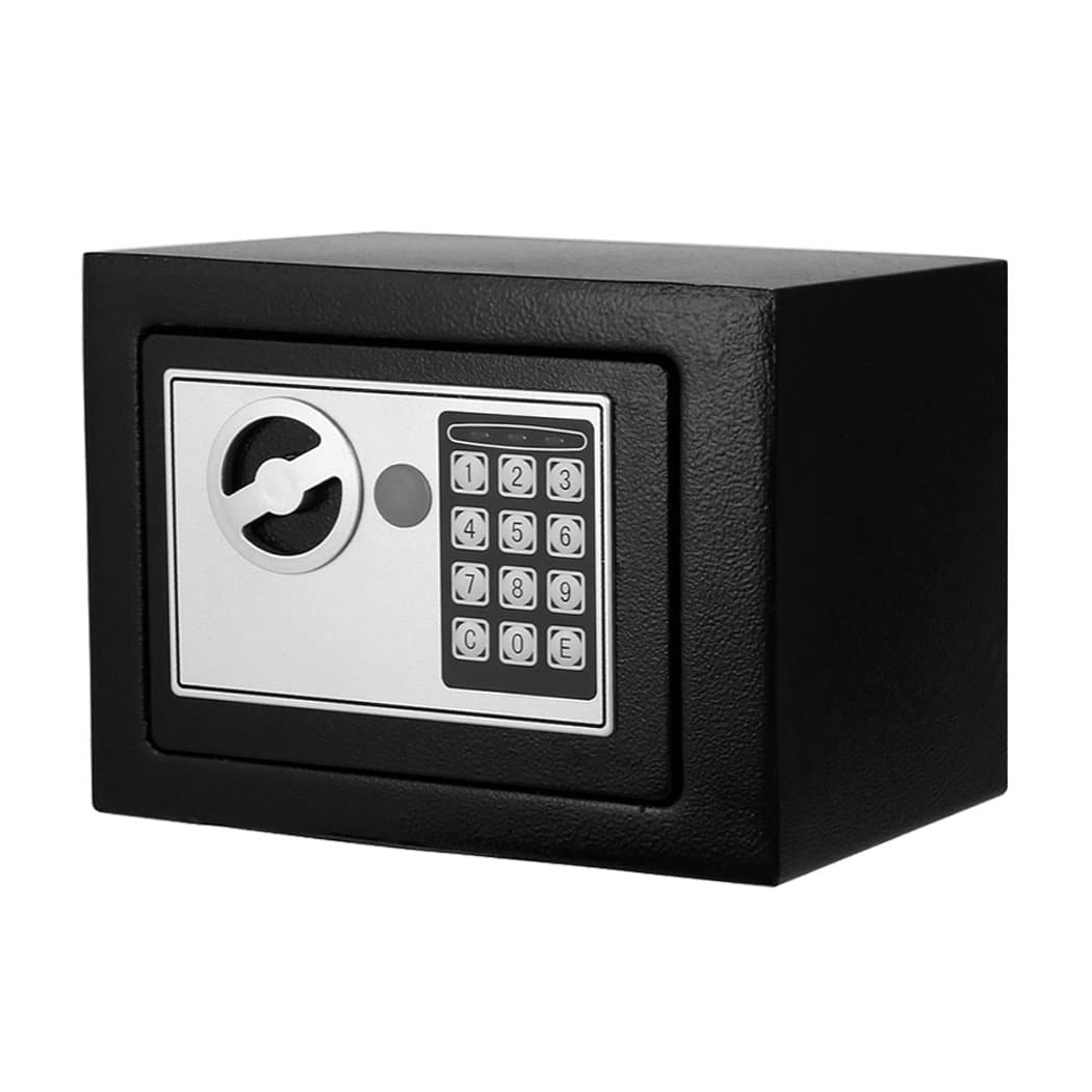 security system Electronic Safe Digital Security Box Home Office Cash Deposit Password 6.4L