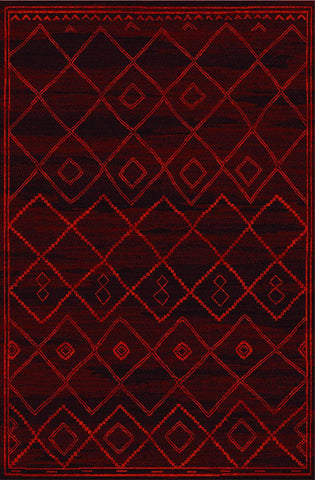 Floor Rug Elegance classy rug red