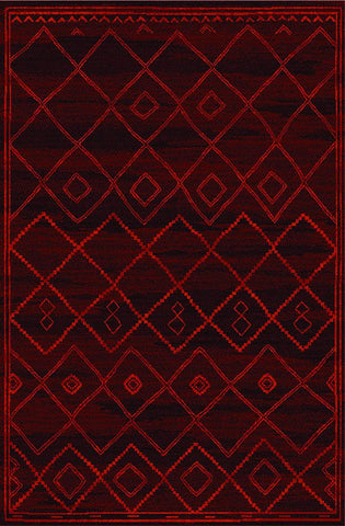 Floor Rug Elegance classy rug red