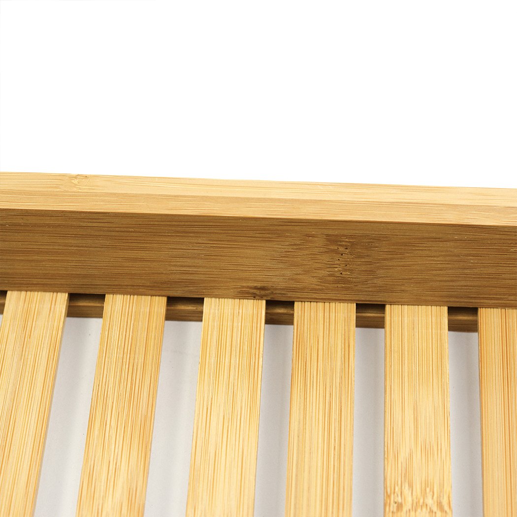 Bathroom Environmental friendly bamboo Bath Caddy Book Wine Glass Holder Tray