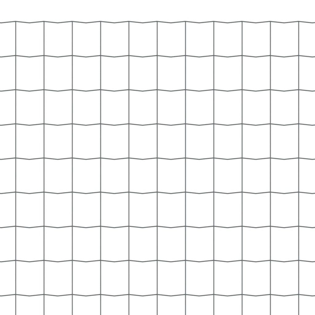 vidaxl30- Euro Fence Steel 25x1.2 m Grey