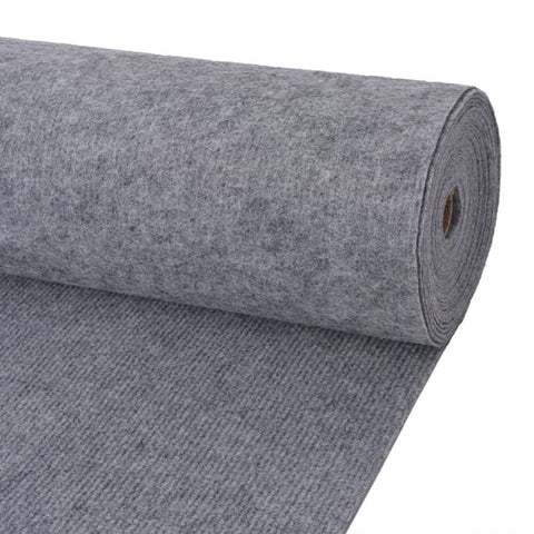 Exhibition Carpet Rib 2x10 m Grey