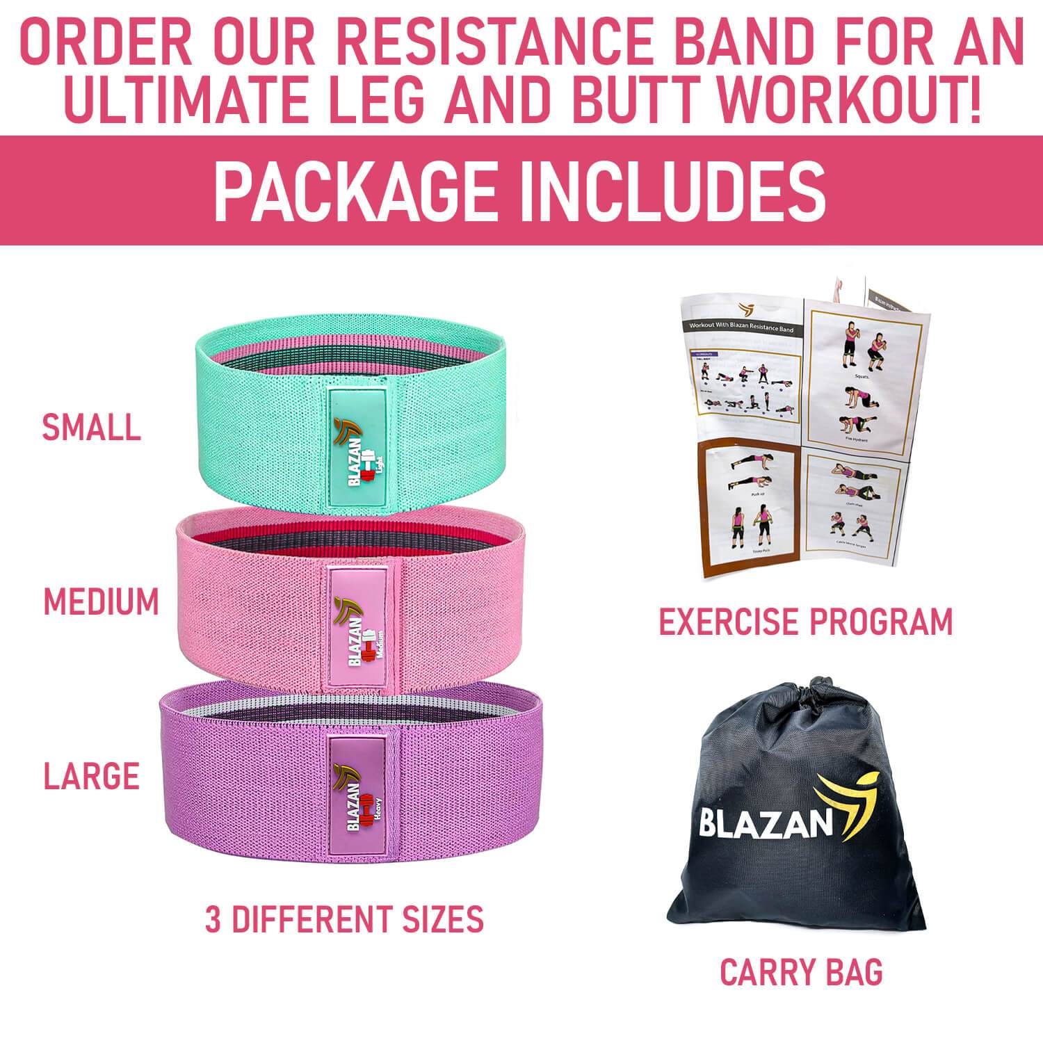 sports & outdoors Fabric Resistance Booty Bands