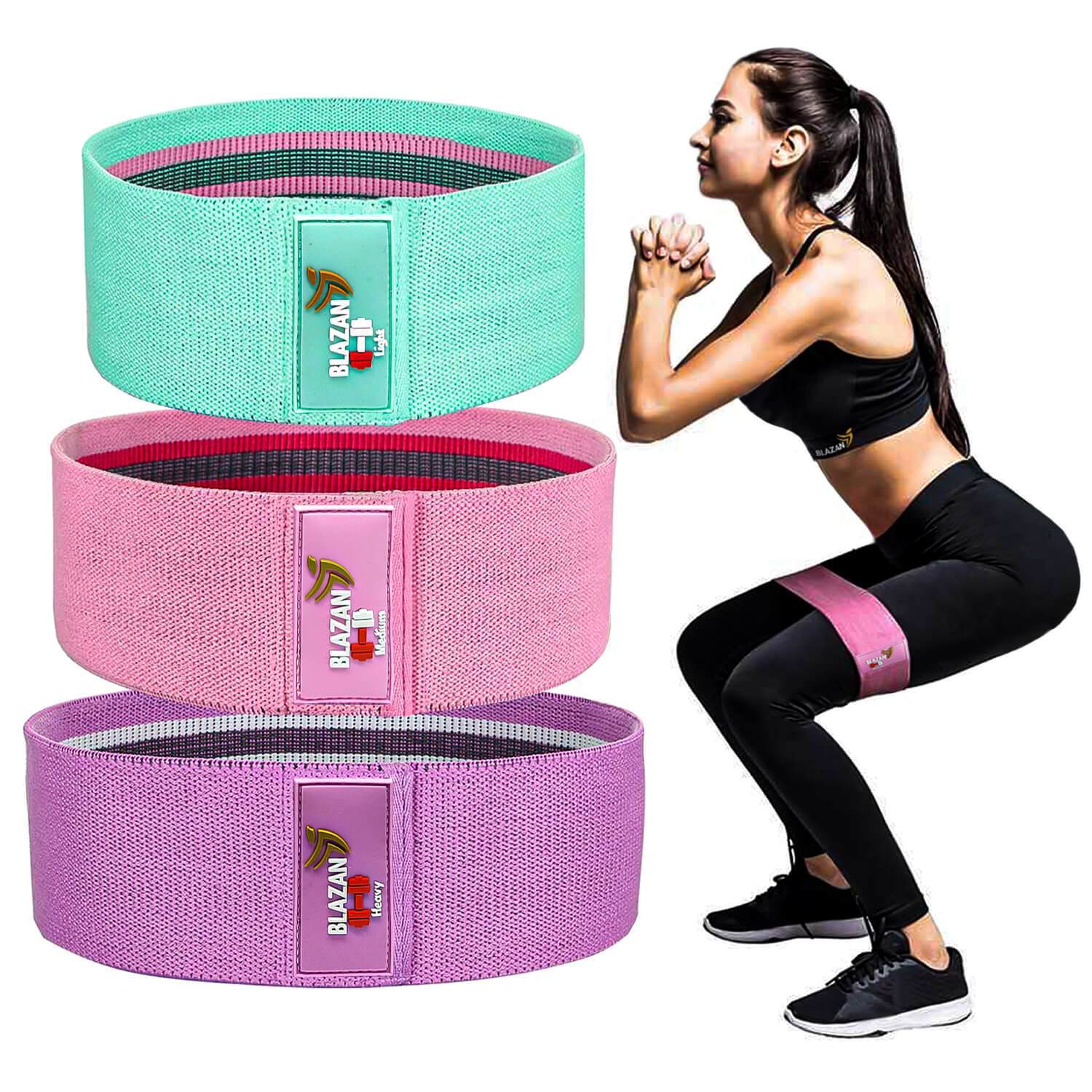 sports & outdoors Fabric Resistance Booty Bands