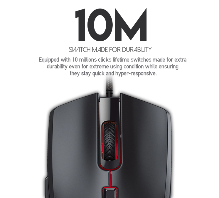 electronics FANTECH VX7 CRYPTO wired macro gaming mouse