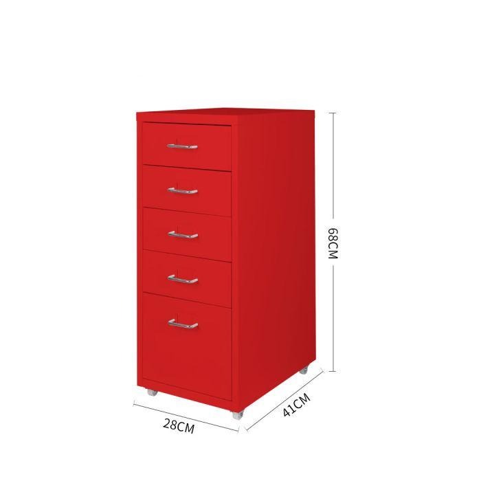 Filing Cabinet Steel Rack Home Office 5 Drawer