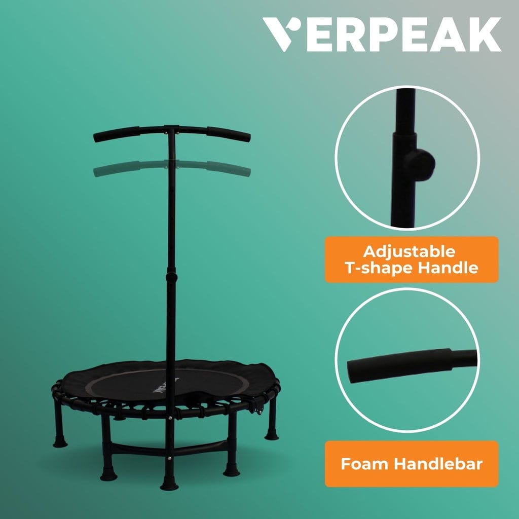 Fitness Trampoline 40" with T shape handrail VP-TP-101-JDI