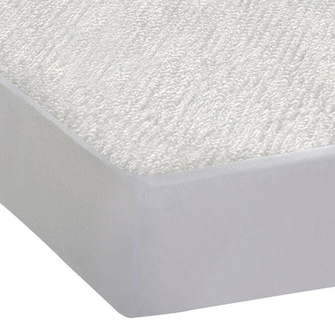 Fitted Waterproof Mattress Protector with Bamboo Fibre Cover Single Size