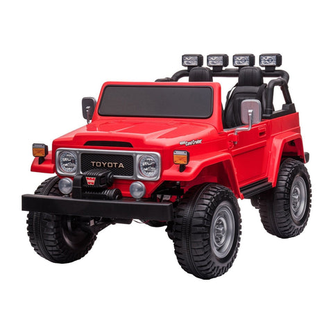 FJ-40 Electric Kids Ride On Car by - Red