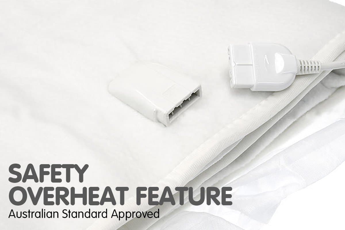 Fleece 9 Level Heated Settings Electric Blanket - Queen