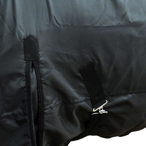 Fleece Rug Double Layers 165 cm Black