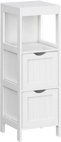 Floor Cabinet with 2 Drawers White BBC42WT