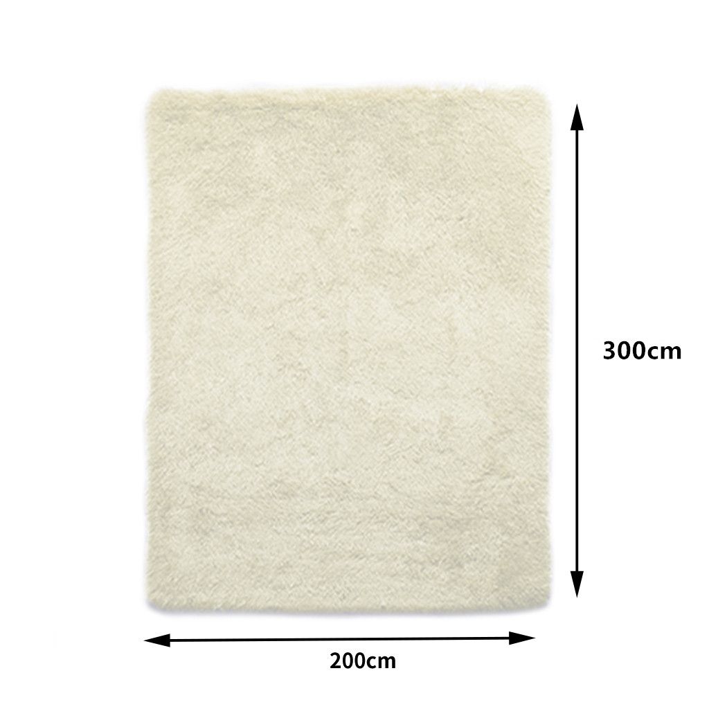 Floor Mat Rugs Shaggy Rug Area Carpet Large Soft Mats 300x200cm