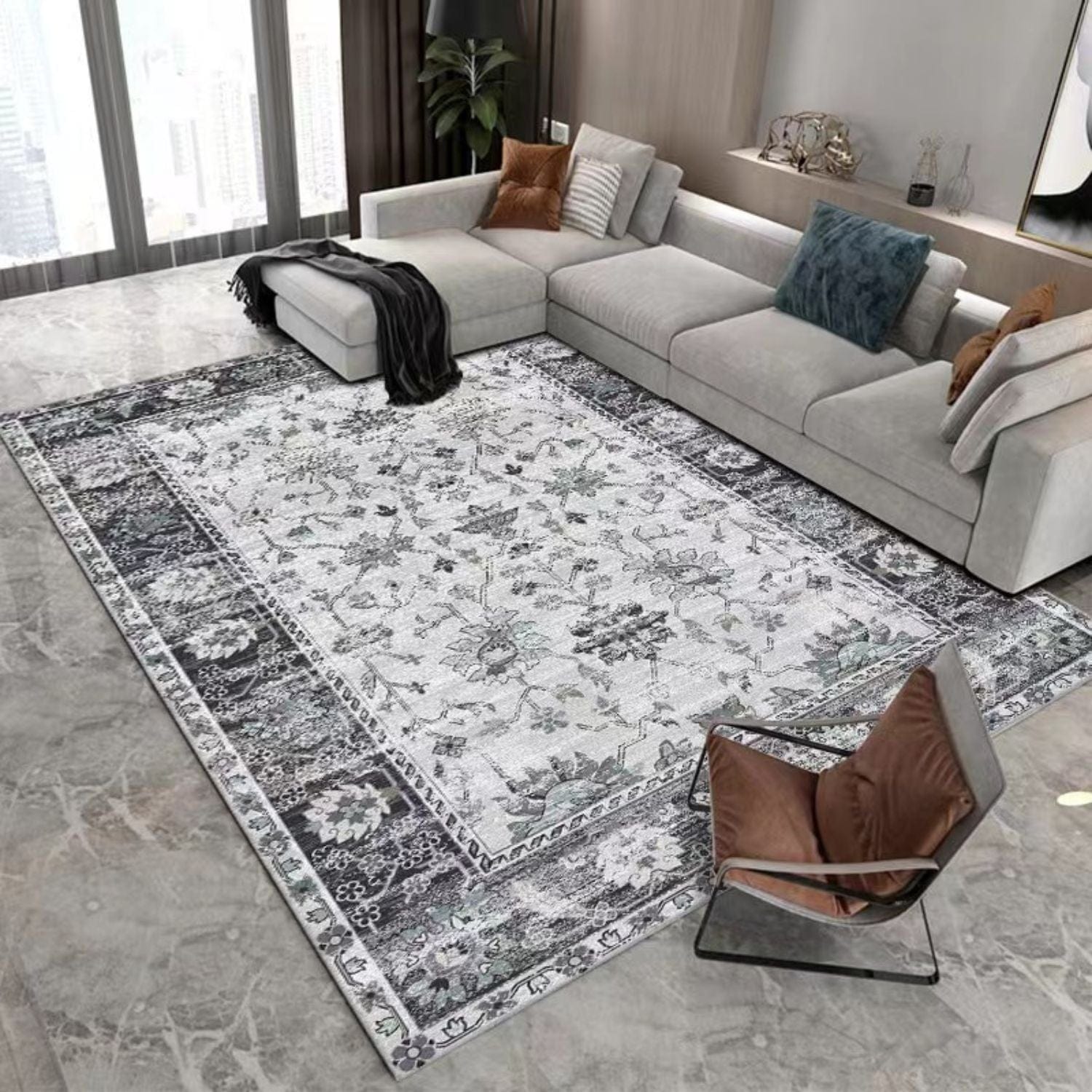 Floor Mat Turkish Grey 160*230cm