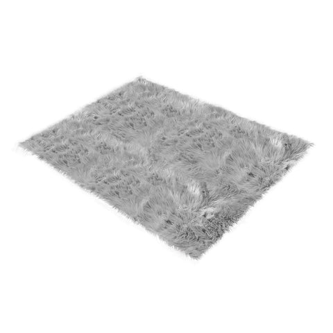 Floor Rug Carpet Bedroom Living Room Mat 80X150 Grey