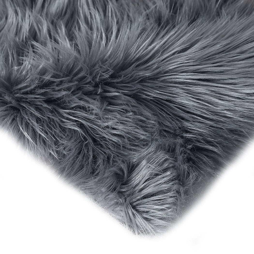 living room Floor Rugs Shaggy Carpet Bedroom Living Room Mat 160X230 Dark Grey