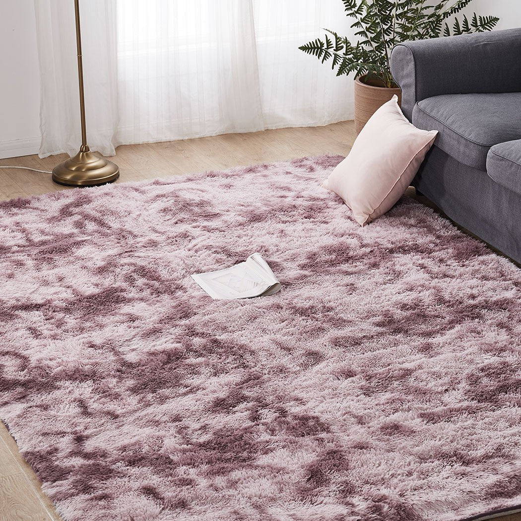 Living Room Floor Shaggy Rugs Soft Large Carpet Area Tie-dyed Noon TO Dust 200x230cm