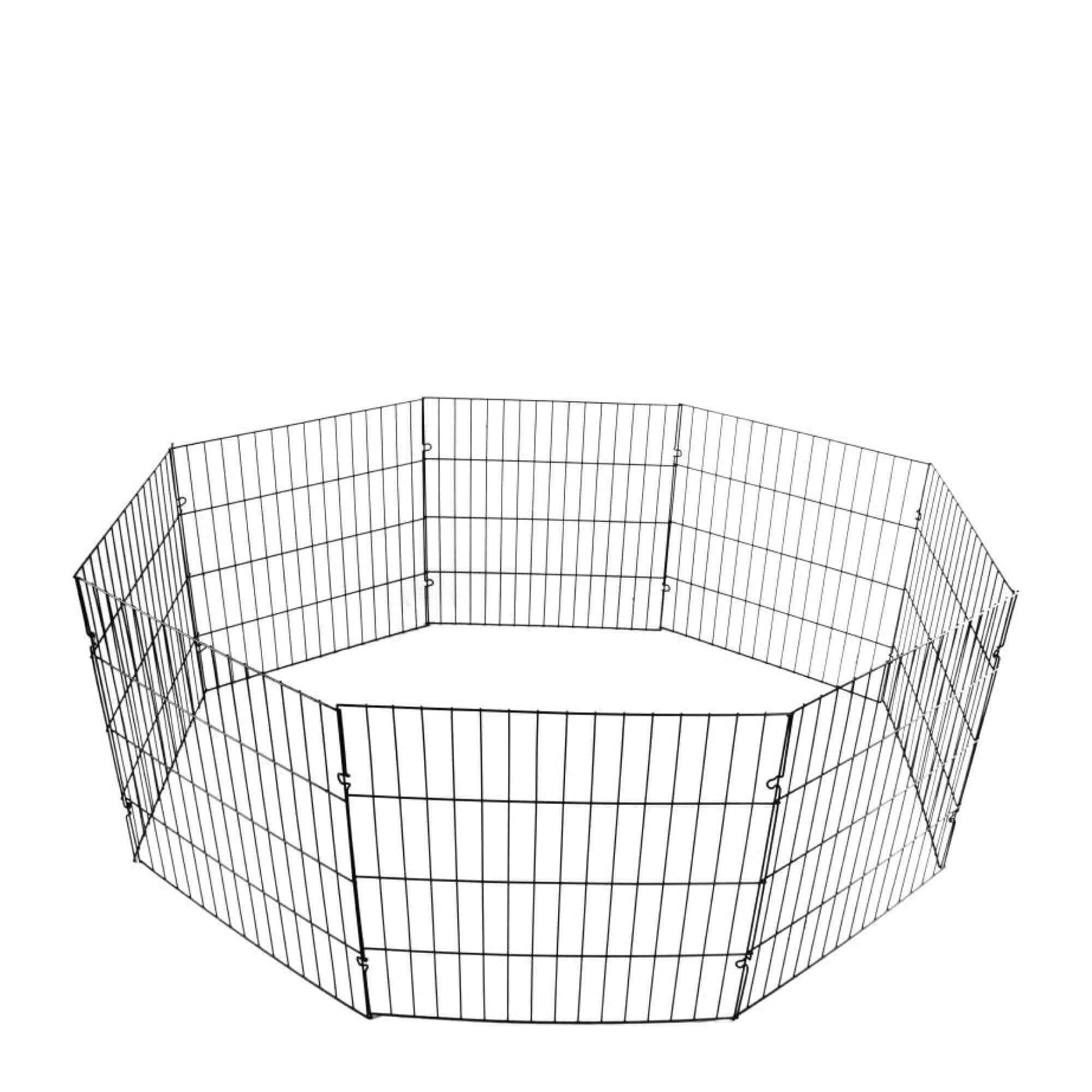 Foldable Metal Pet Playpen - Large Indoor/Outdoor Fence