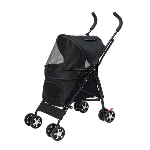 pet stroller Foldable Pet Stroller Pushchair Black