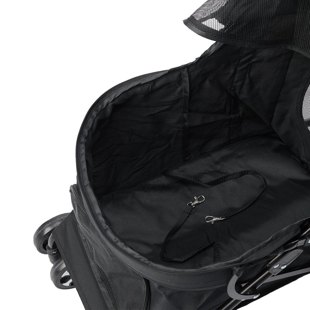 pet stroller Foldable Pet Stroller Pushchair Black