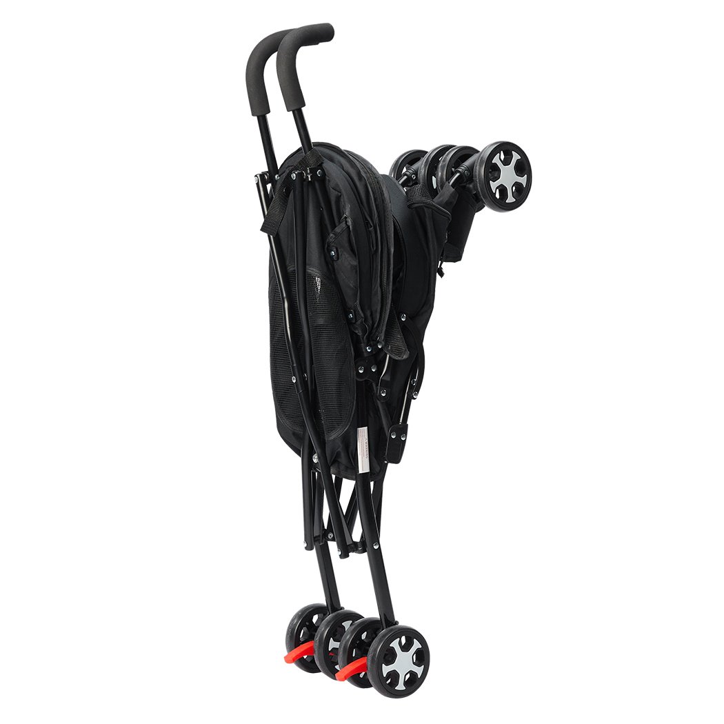pet stroller Foldable Pet Stroller Pushchair Black