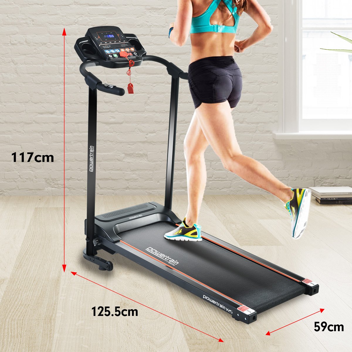 cardio Foldable Treadmill Home Gym Cardio Walk Machine V25