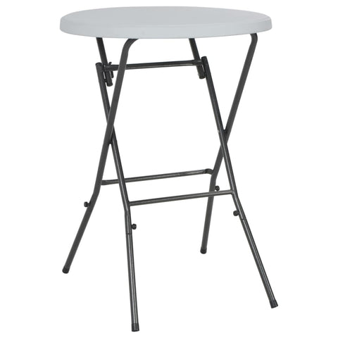 Folding Bar Table White 80x110 cm HDPE