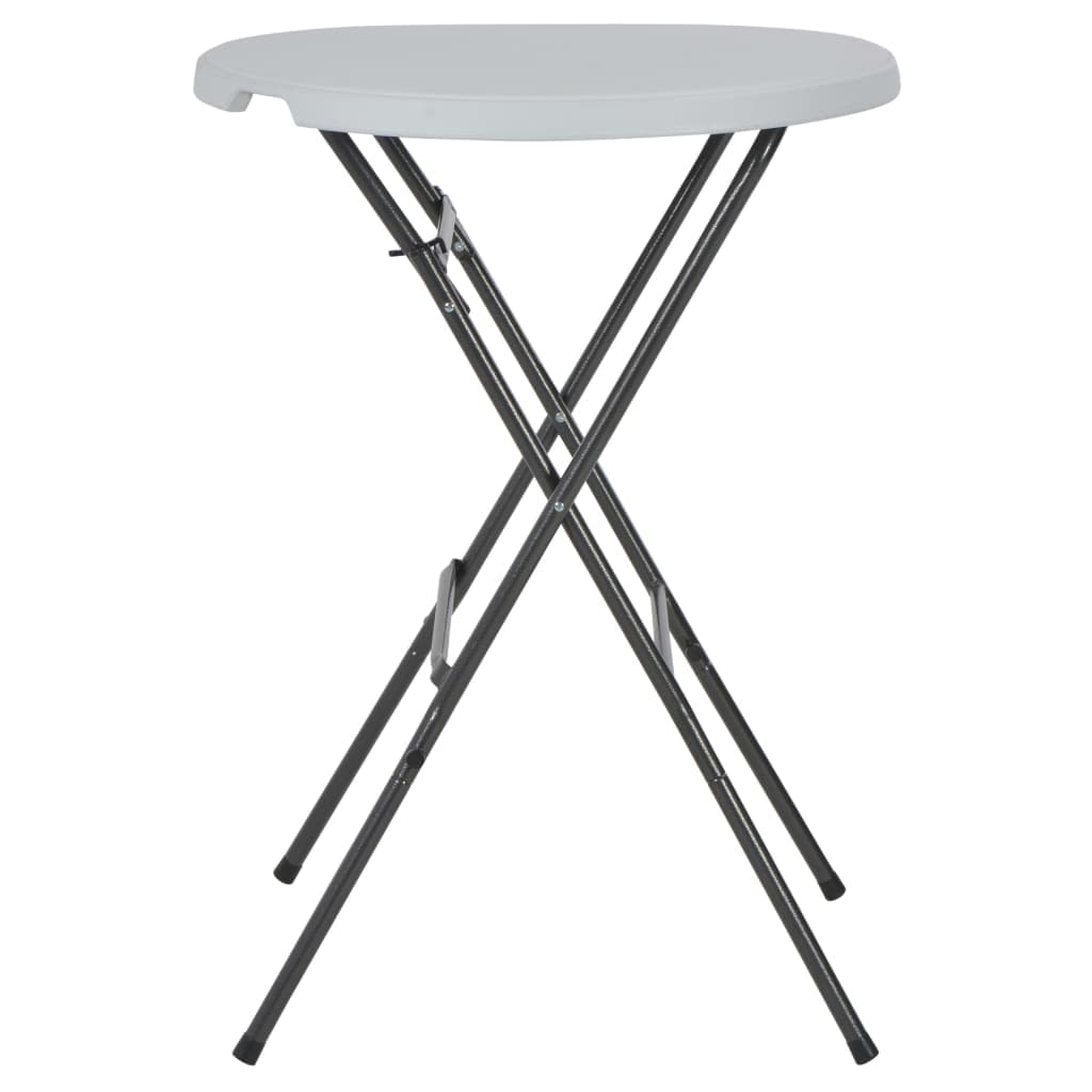 Folding Bar Table White HDPE - Simple deals