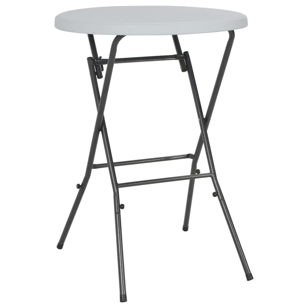 Folding Bar Table White HDPE - Simple deals