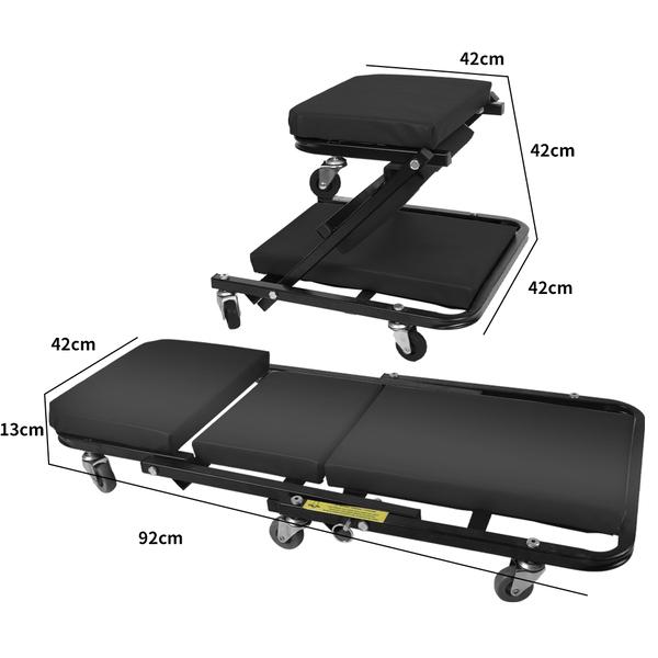 tools & accessories Folding Creeper Mechanic Stool Seat Garage Repair Trolley