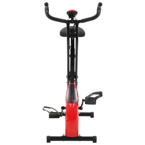 Folding Magnetic Exercise Bike Xbike  Black Red