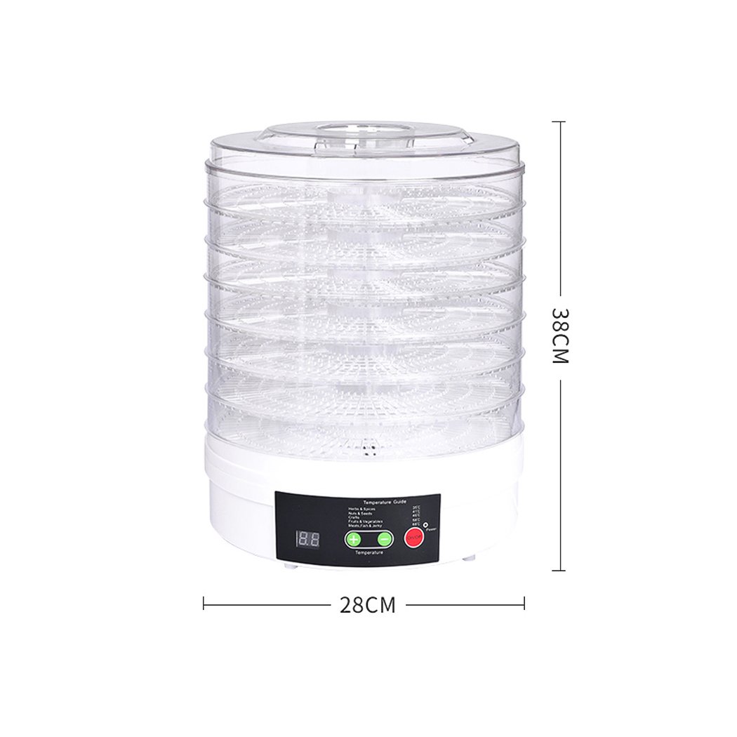 kitchen supplies Food Dehydrators With 7 Trays-White