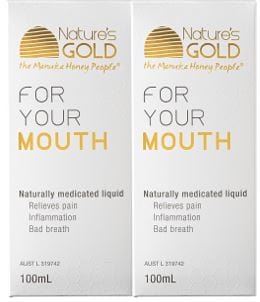FOR YOUR MOUTH WITH MANUKA HONEY
