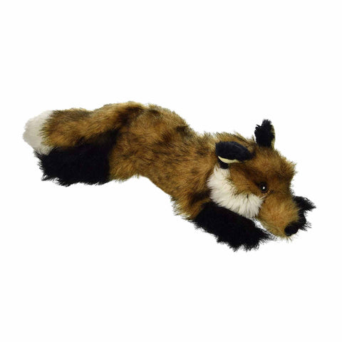 Fox Plush Toy - Large Interactive Squeaky Dog Pet Playmate for Puppies