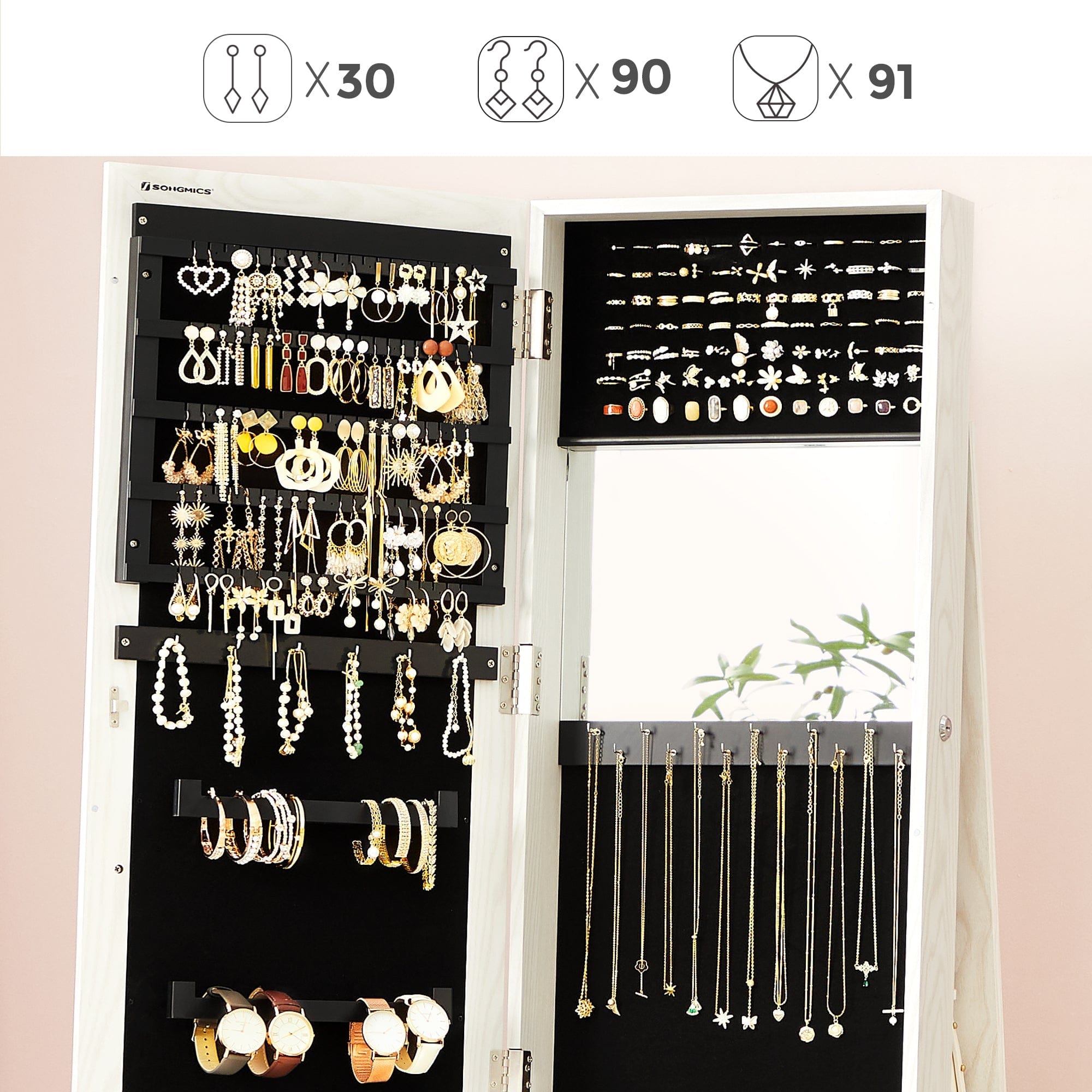 Freestanding Jewellery Cabinet